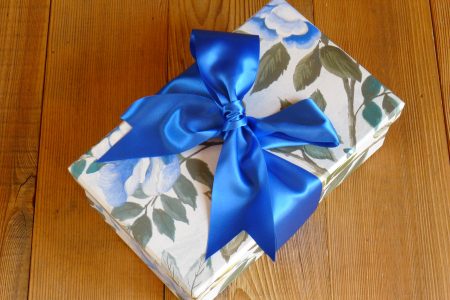 Small Shoe Box in Porcelain Blue by The Empty Box Company